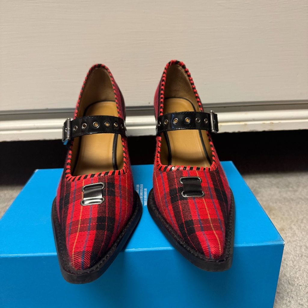 Western Punk Willow Mary Jane Heels